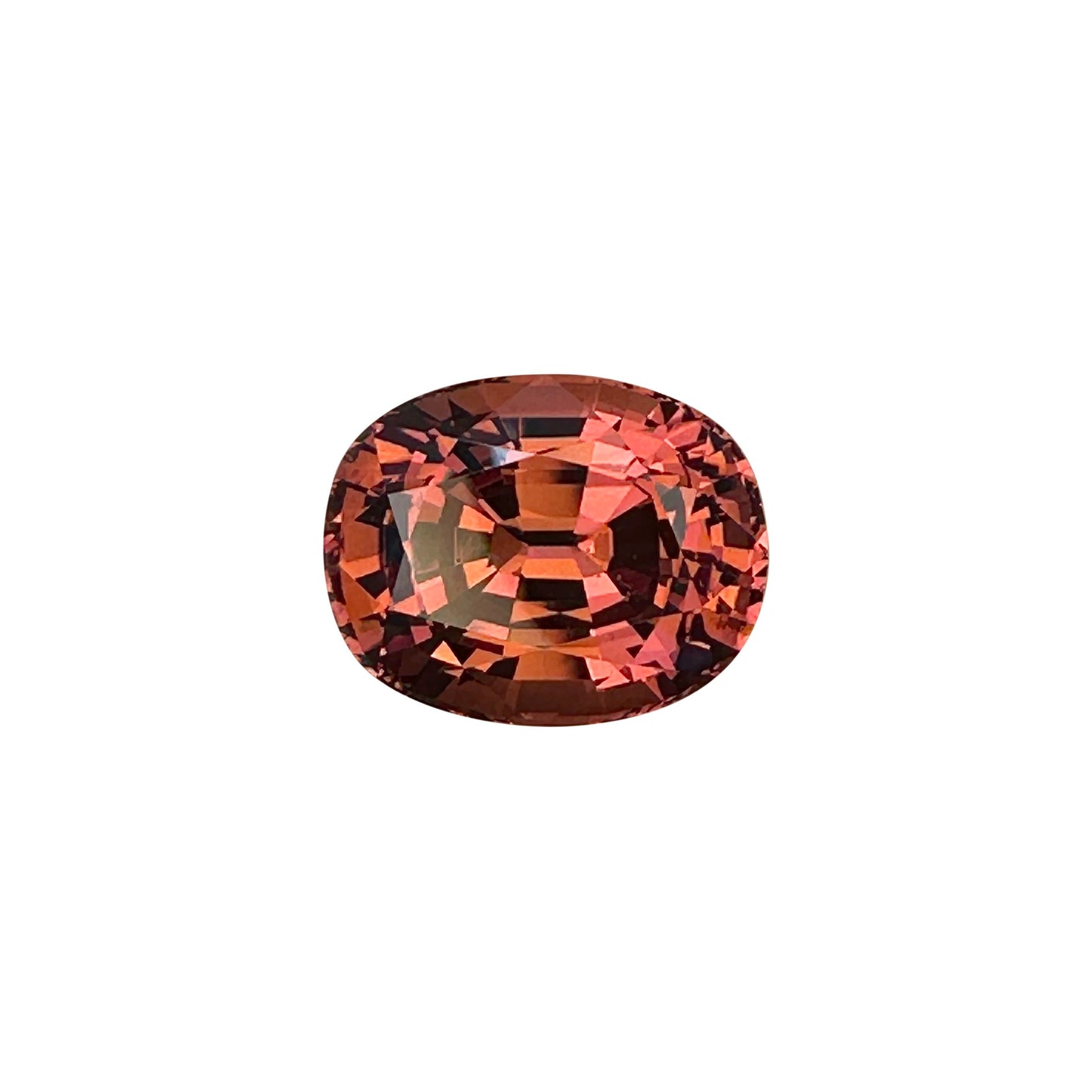24.16ct Cushion Copper Color Change Malaya Garnet