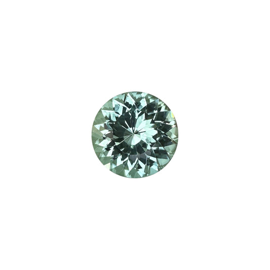 16.9mm Round Light Mint Green Tourmaline
