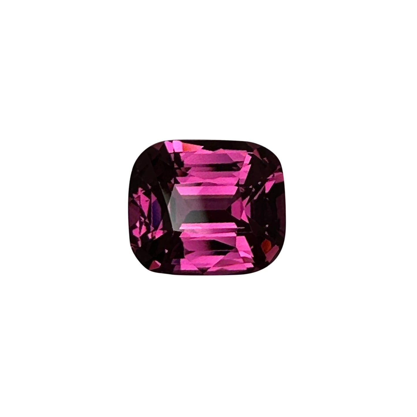 3.72ct Cushion Magenta Rhodolite