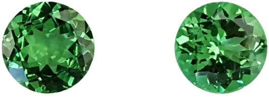 6.5mm Round Bright Green Tsavorite