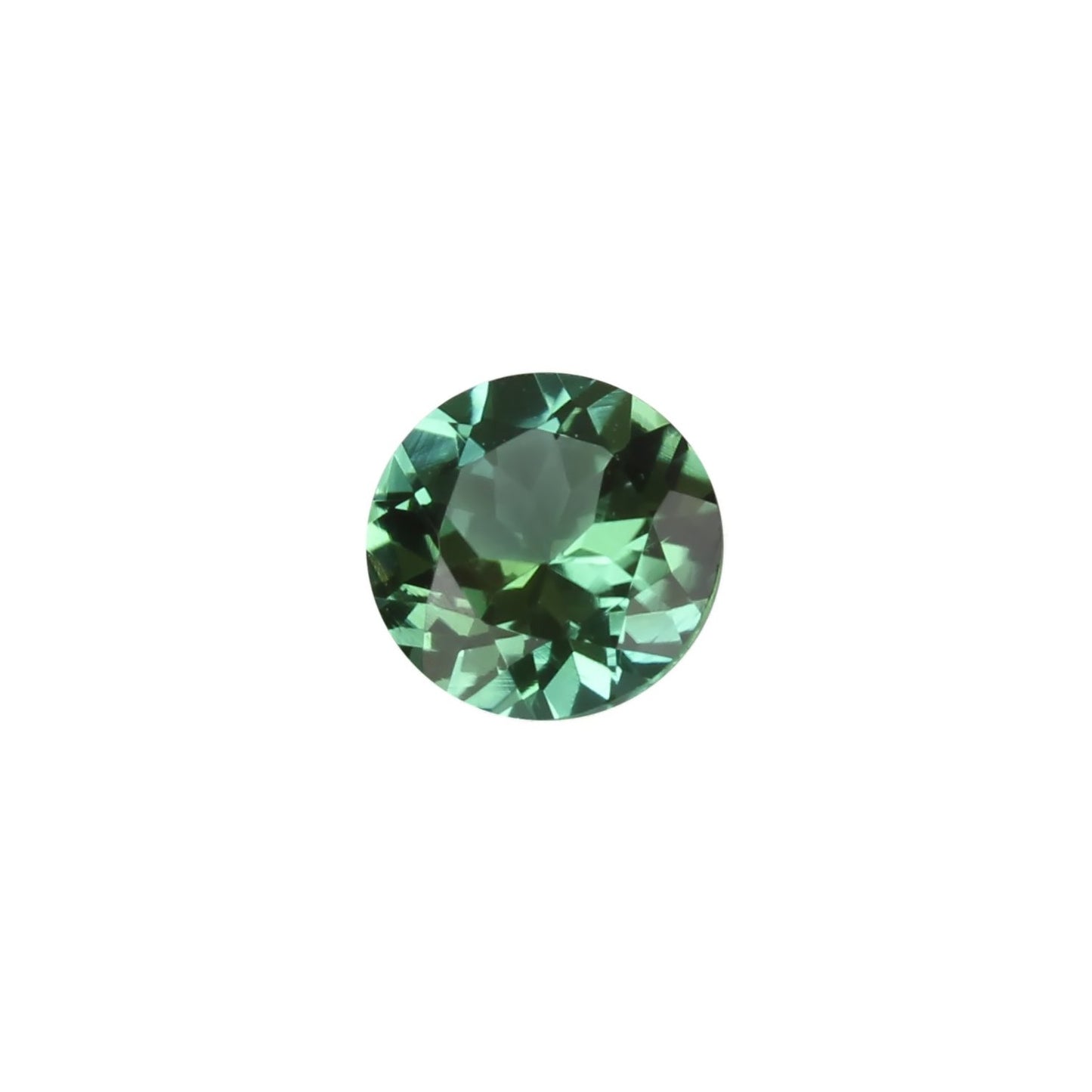 5mm Round Light Blue Green Tourmaline