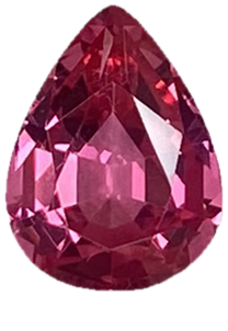 1.56ct Pear Shape Hot Pink Spinel