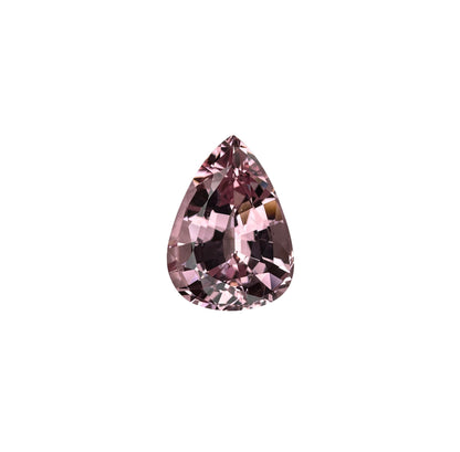3.85ct Pear Shape Light Peach Malaya Garnet