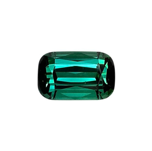 4.04ct Cushion Medium Blue-Green Tourmaline