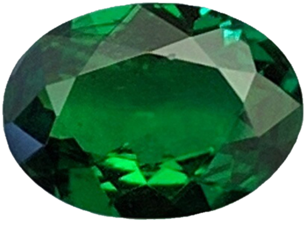 1.22ct Oval Fine Intense Green Tsavorite
