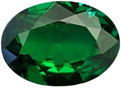 1.22ct Oval Fine Intense Green Tsavorite