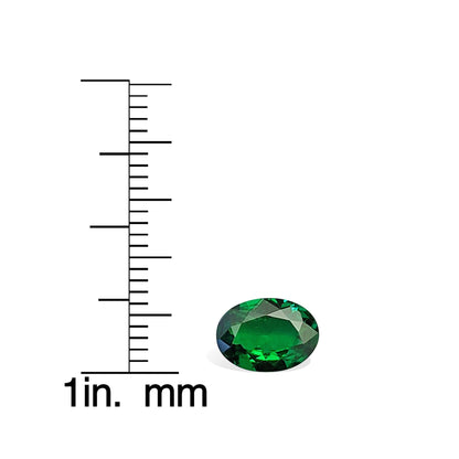 1.22ct Oval Fine Intense Green Tsavorite