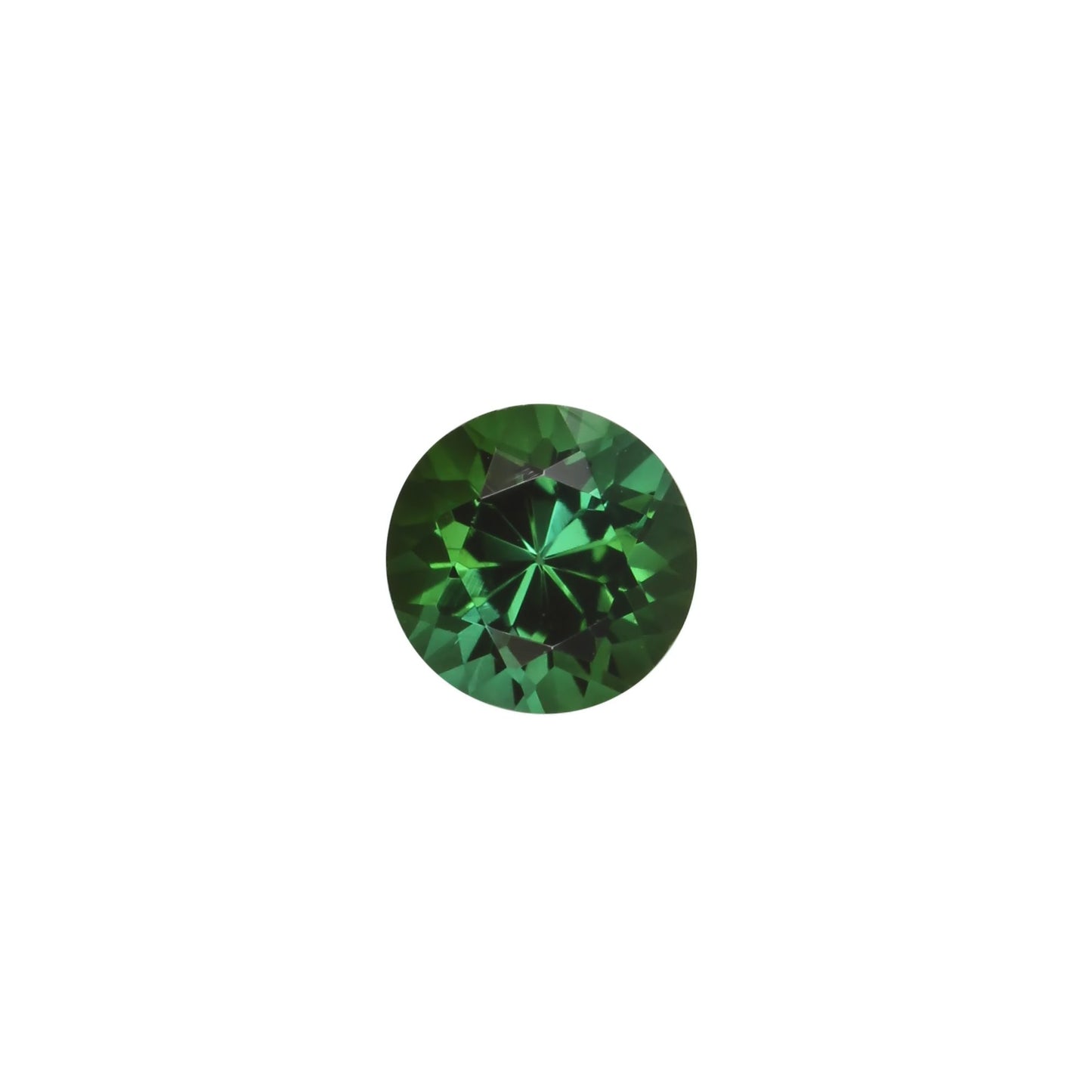 5.9mm Round Medium Blue-Green Tourmaline