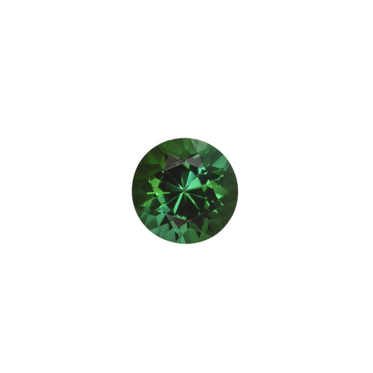 5.9mm Round Medium Blue-Green Tourmaline