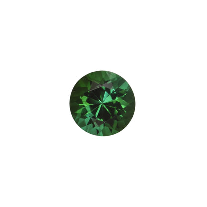5.9mm Round Medium Blue-Green Tourmaline