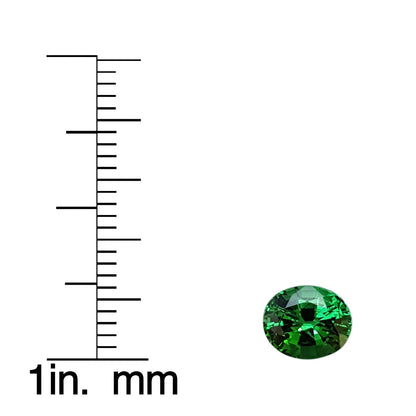 1.51ct Oval Bright Green Tsavorite
