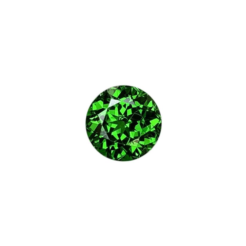 1.76ct Round Gem Quality - Fine Intense Green Tsavorite
