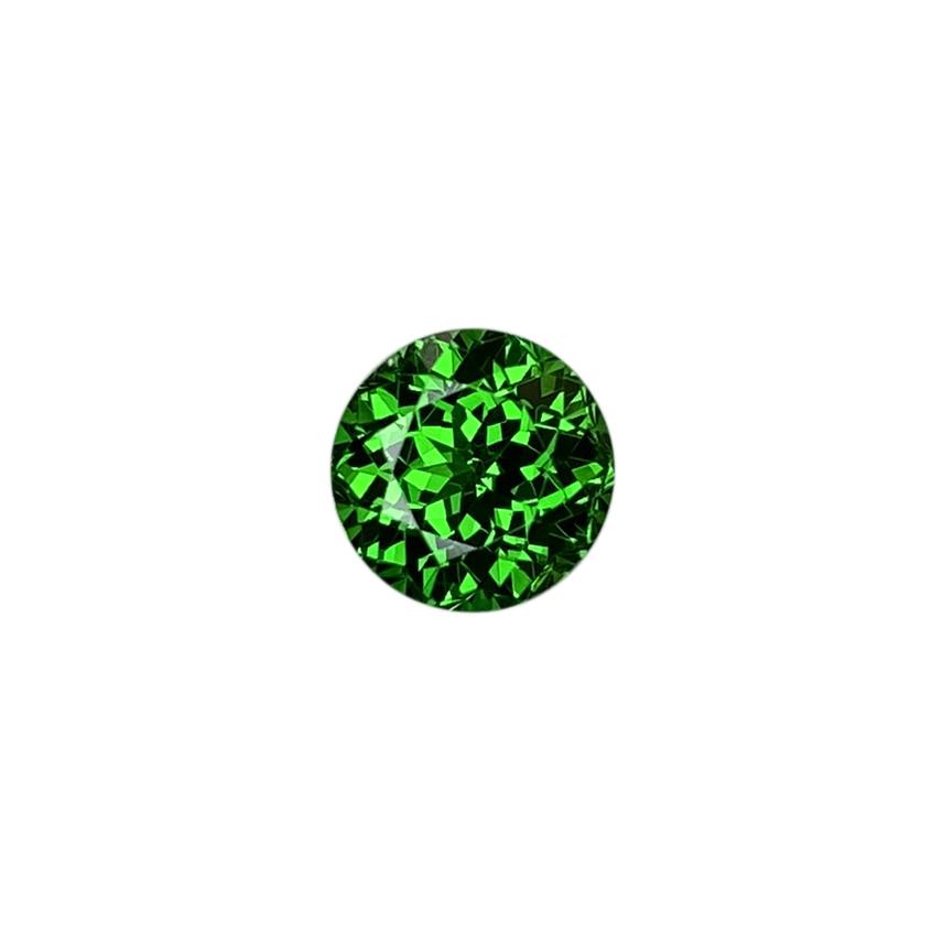 1.76ct Round Gem Quality - Fine Intense Green Tsavorite