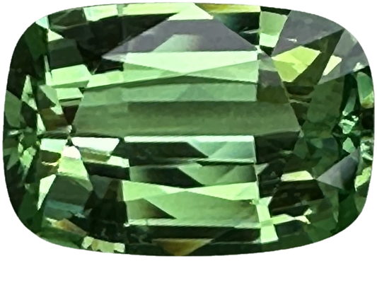 2.17ct Cushion Bright Green Tsavorite