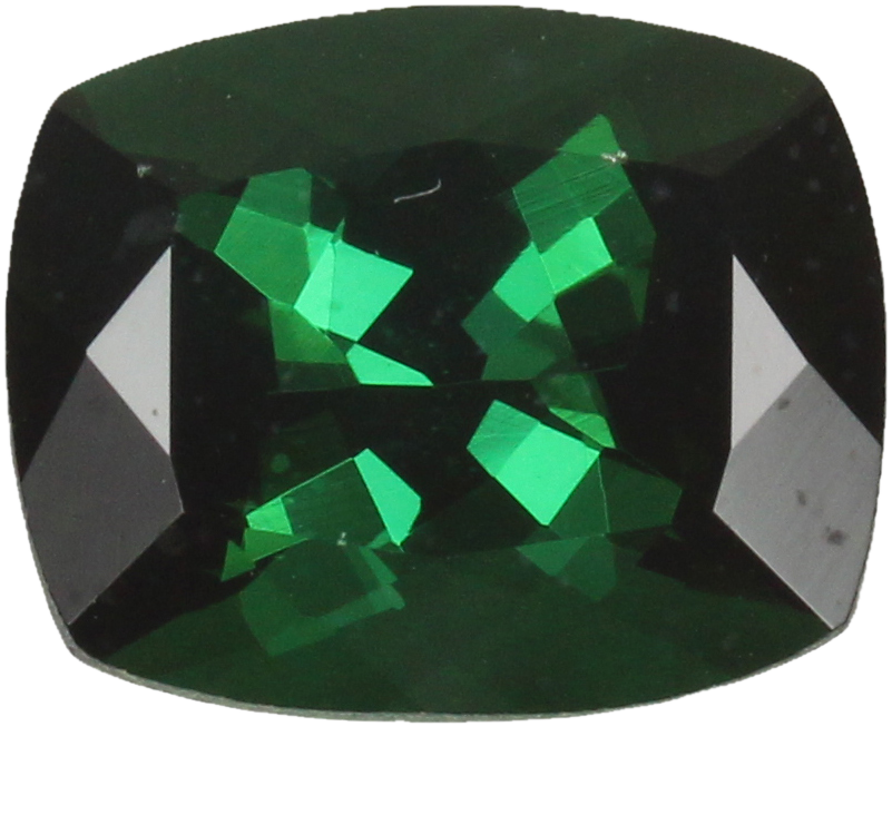 3.51ct Cushion Deep Blue-Green Tourmaline
