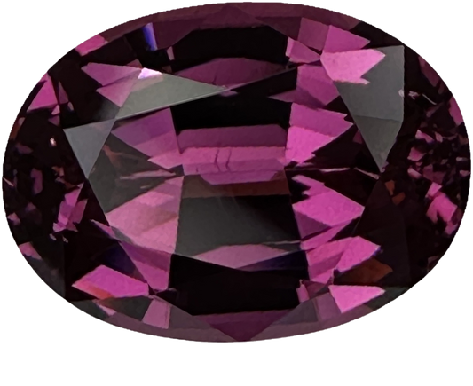 6.6ct Oval Medium Pink Rhodolite