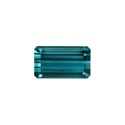Emerald Cut Blue Tourmaline