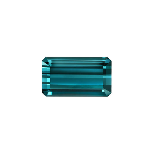 Emerald Cut Blue Tourmaline