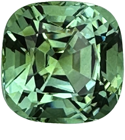 12.01ct Cushion Mint Green Tourmaline