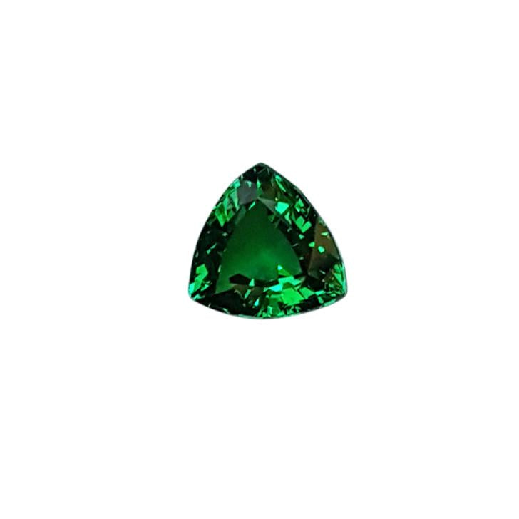 1.06ct Trillion Fine Intense Green Tsavorite