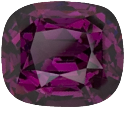 3.15ct Cushion AAA Color Rhodolite