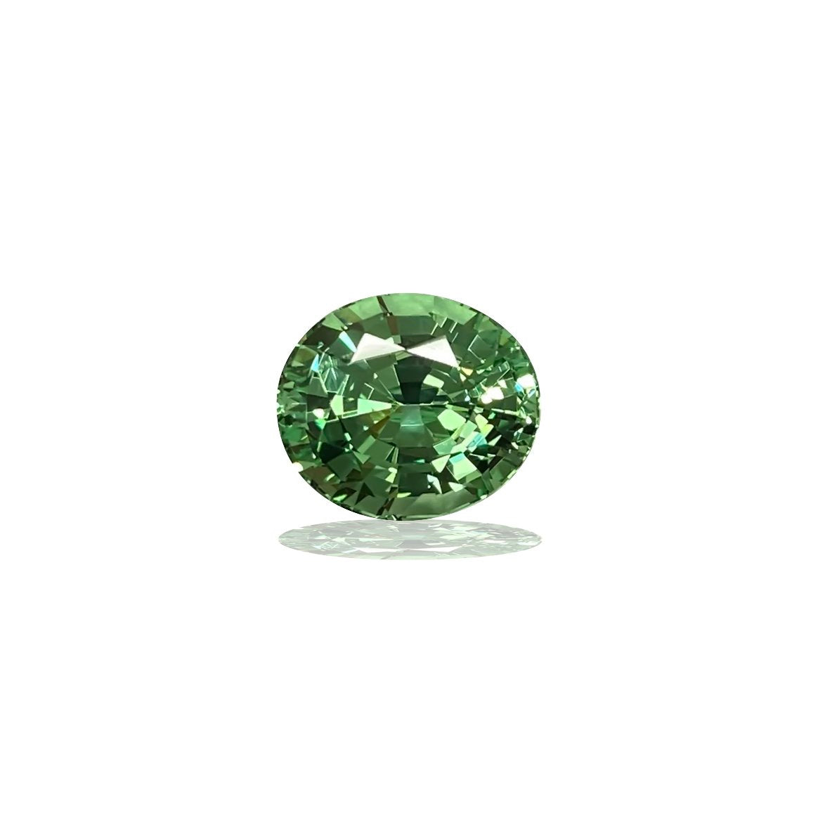 5.73ct Oval Fine Mint Green Tsavorite