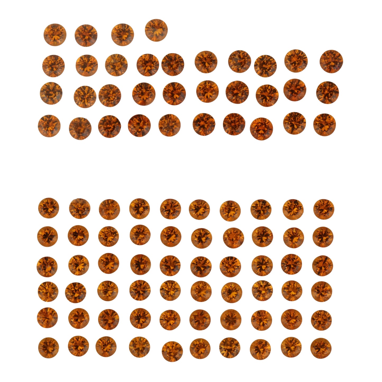 2.3mm Round Fanta Spessartite