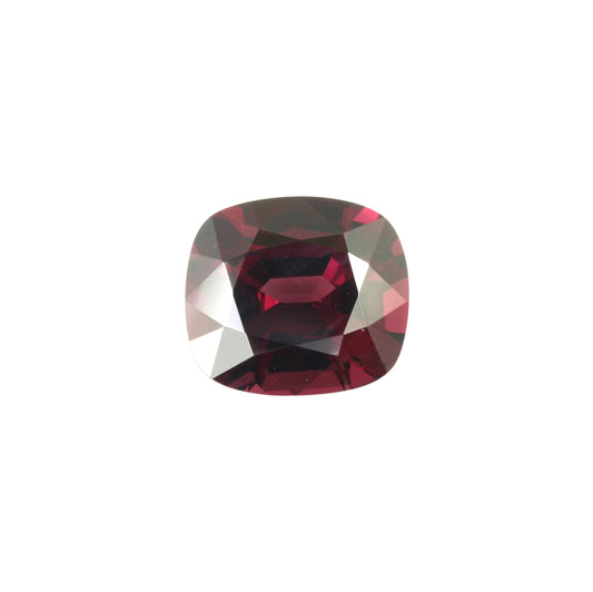 11.97ct Cushion Reddish Rhodolite