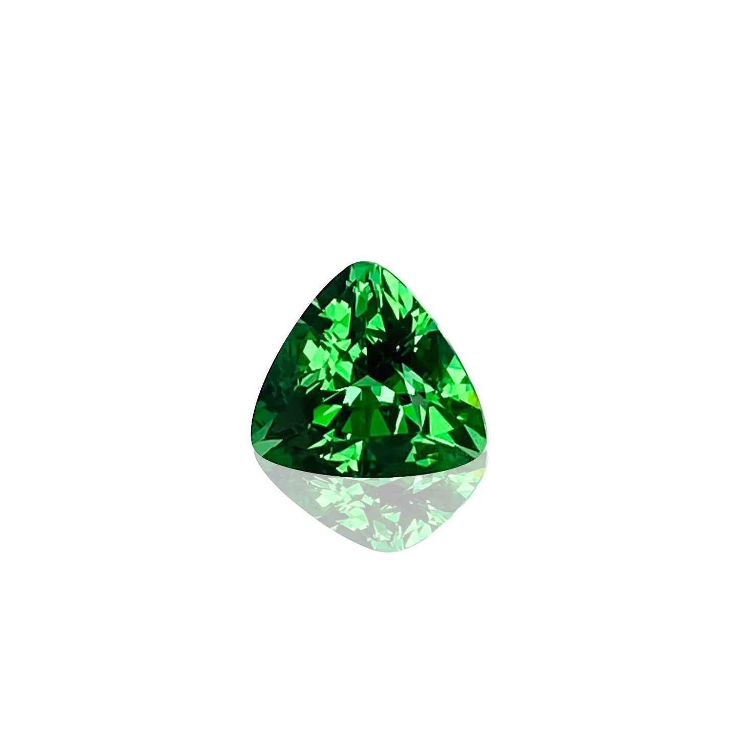 7.5mm Trillion Fine Mint Green Tsavorite