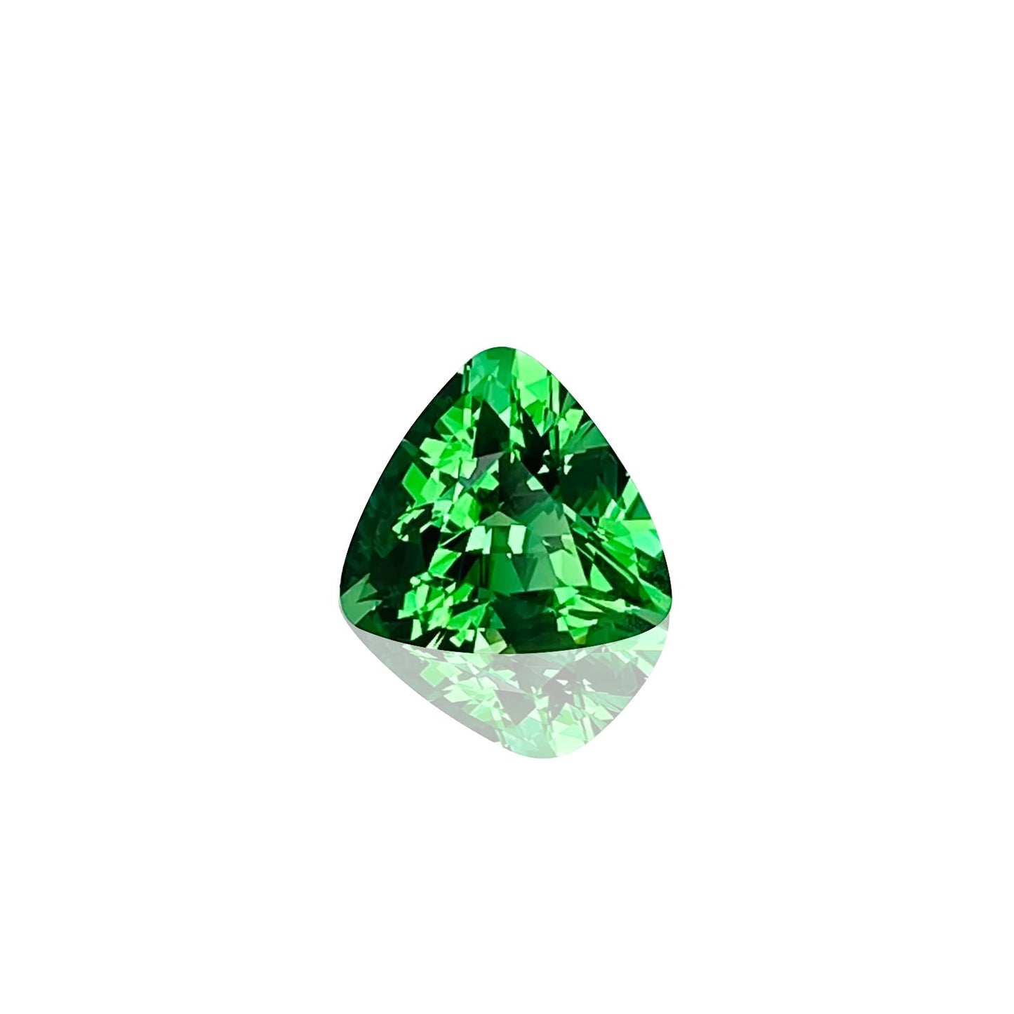 7.5mm Trillion Fine Mint Green Tsavorite