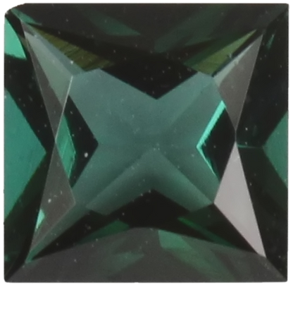 5.4mm Princess Cut Medium Blue Tourmaline