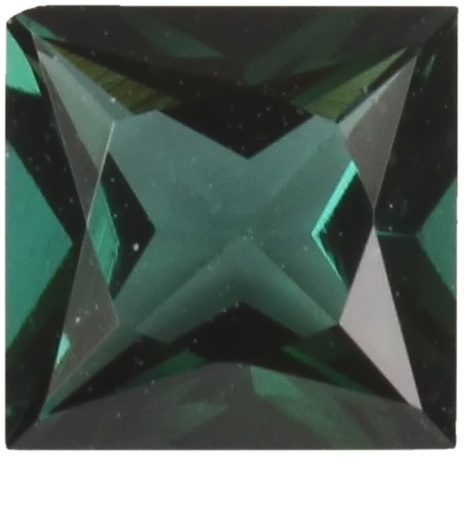5.4mm Princess Cut Medium Blue Tourmaline