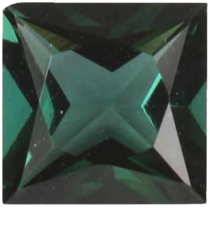 5.4mm Princess Cut Medium Blue Tourmaline