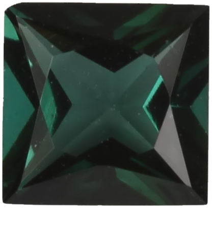 5.4mm Princess Cut Medium Blue Tourmaline