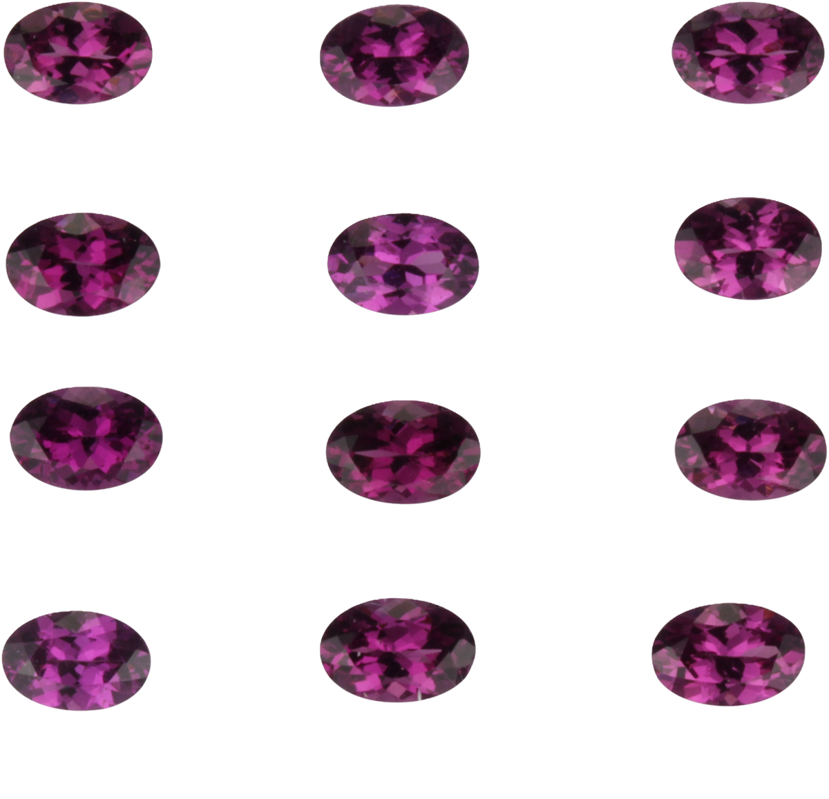 6x4mm Oval Purple Garnet
