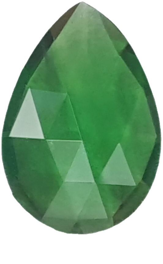 4.35ct Pear Shape Bright Green Tsavorite