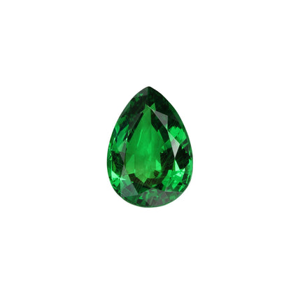 12.7x9mm Pear Shape Fine Intense Green Tsavorite