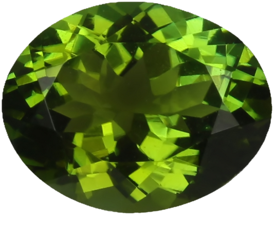 9.9x7.8mm Oval Mint Green Tourmaline