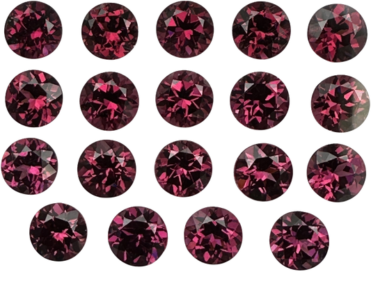 6.0mm Round Rhodolite Garnet