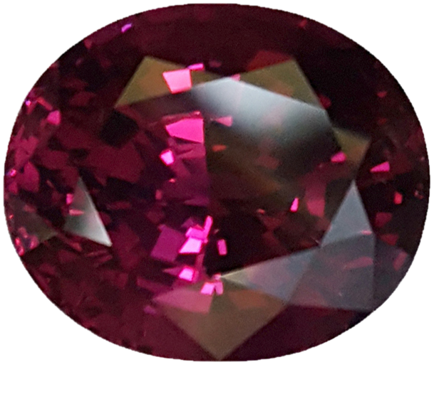 10.54ct Oval AAA Color Rhodolite