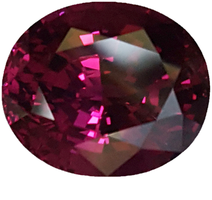 10.54ct Oval AAA Color Rhodolite