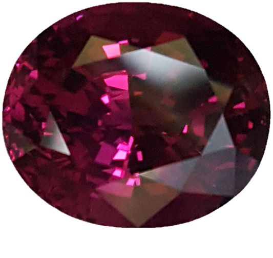 10.54ct Oval AAA Color Rhodolite