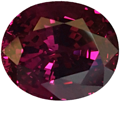 10.54ct Oval AAA Color Rhodolite