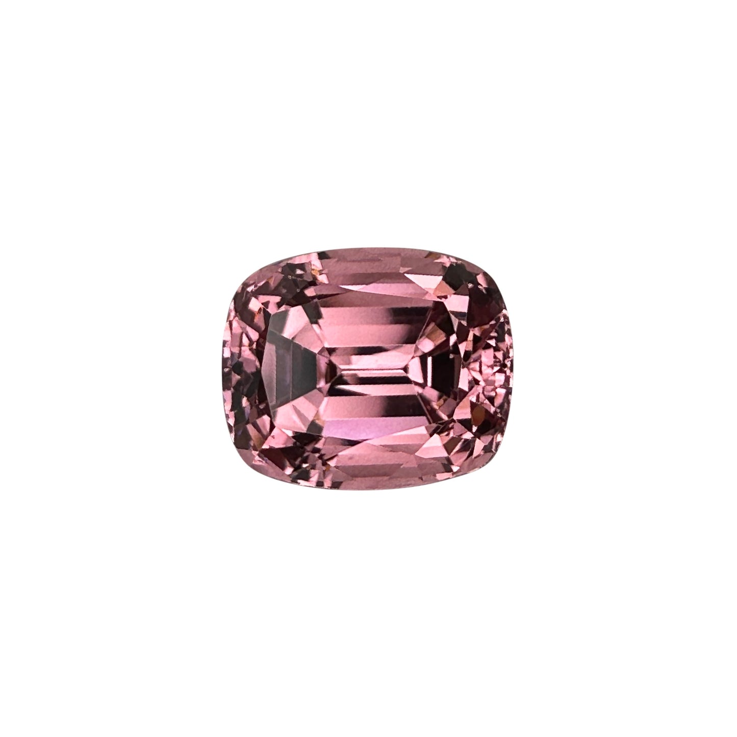 8.12ct Cushion Peach Malaya Garnet