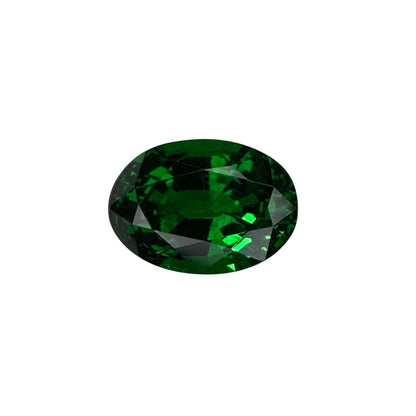 3.08ct Oval Gem Quality - Fine Intense Green Tsavorite