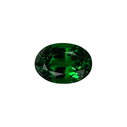 3.08ct Oval Gem Quality - Fine Intense Green Tsavorite