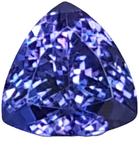 7mm Trillion AAA Color Tanzanite