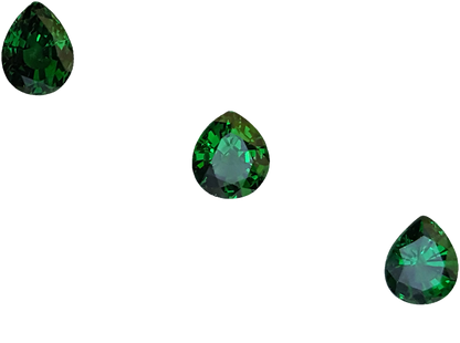 1.99ct Pear Shape Fine Saturated Green Tsavorite