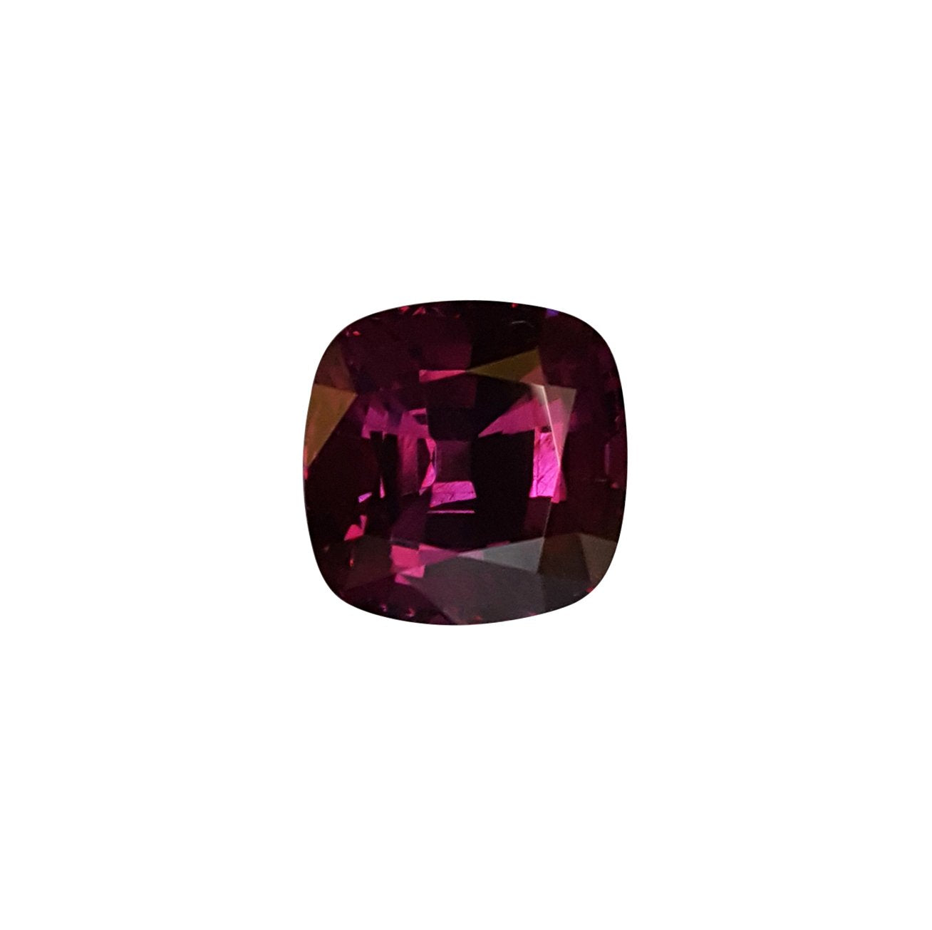 6.13ct Cushion AAAA Color Rhodolite