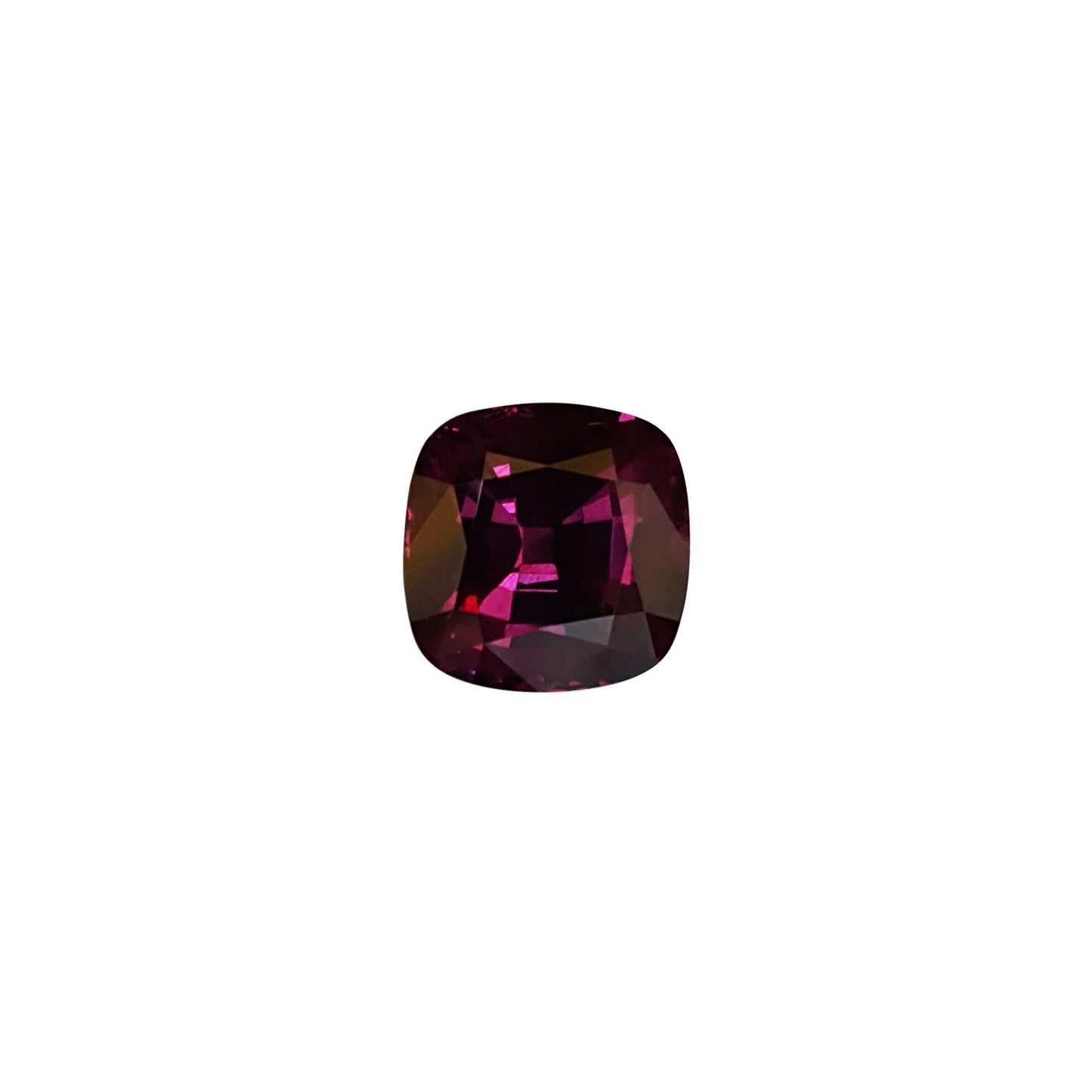 6.13ct Cushion AAAA Color Rhodolite